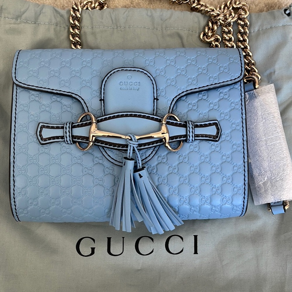 Gucci Emily Guccissima leather bag small